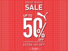 Puma End of Season Sale: Get Up to 50% OFF + Extra 10% OFF on Selected Items